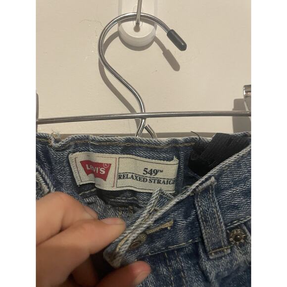 Levis Toddlers 549 Jeans 5t SlimBoy Relaxed Straight Fit Adjustable Waistband - Picture 4 of 6